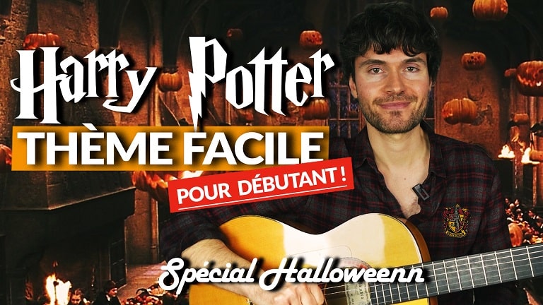 Harry Potter : Cours de guitare débutant facile avec tablature