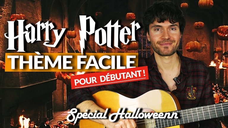 Harry Potter : Cours de guitare débutant facile avec tablature