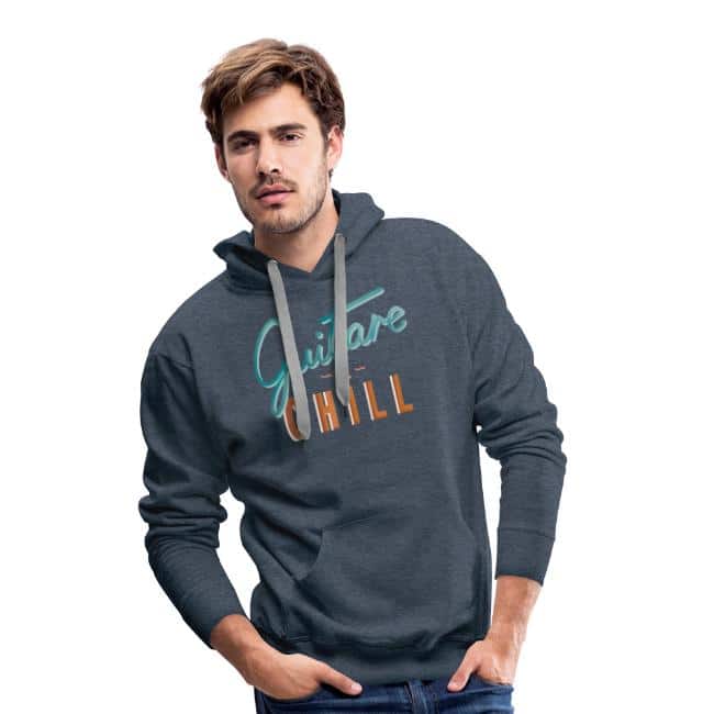 Sweat-shirt guitare homme - idée cadeau - La Guitare en 3 Jours